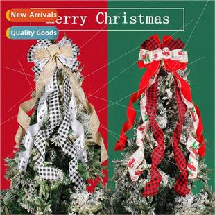 bow diy ribbon Christmas printed holiday cart