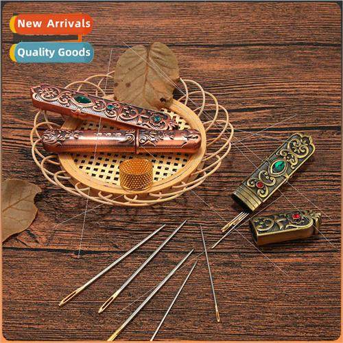 New retro diamond thickened syringe awl sewing tool storage