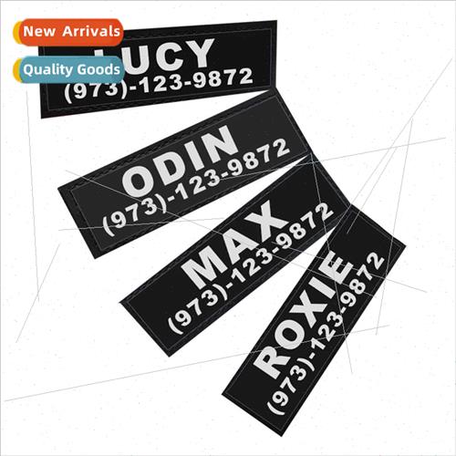 Starting from 1pc K9 chest strap  ised size word sticker per