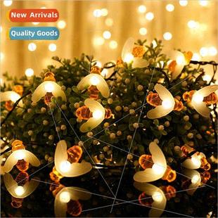 Bee ght String LED Christmas Solar Patio Dec Outdoor