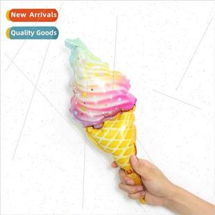 Ice Cream Macaron inch Balloon Rainbow Film Mini Aluminum