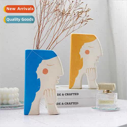mple modern Scandinavian home decor desktop ceramic vase flo
