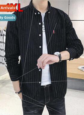 2023 spring fall men shirts nd casual men long-sleeved fashi