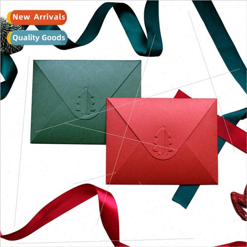 Custom-made western thickened pearl paper Christmas e hollow