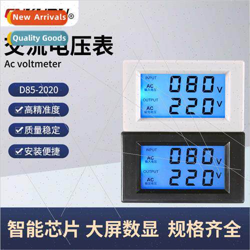 D85-2020 AC voltage dual display AC80-500V high-definion LCD
