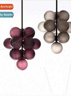 New design sample room art glass chandelier living room dini