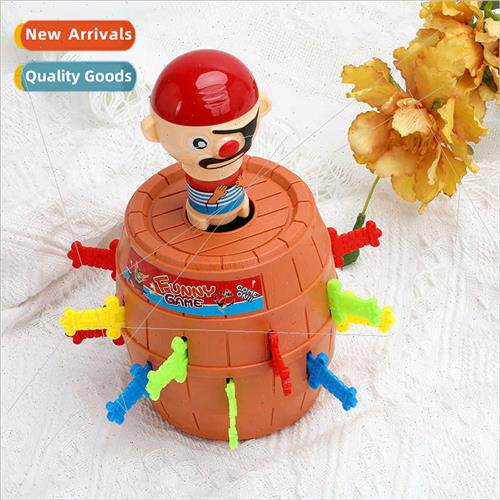 Pirate barrel trick toy mini barrel inserted sword decompres