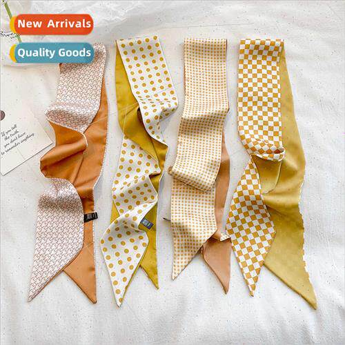 Japanese simple orange color system checkerboard checkerboar