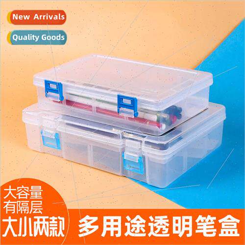 Art Sketch Pencil Case Transparent Plastic Organizer ery Box