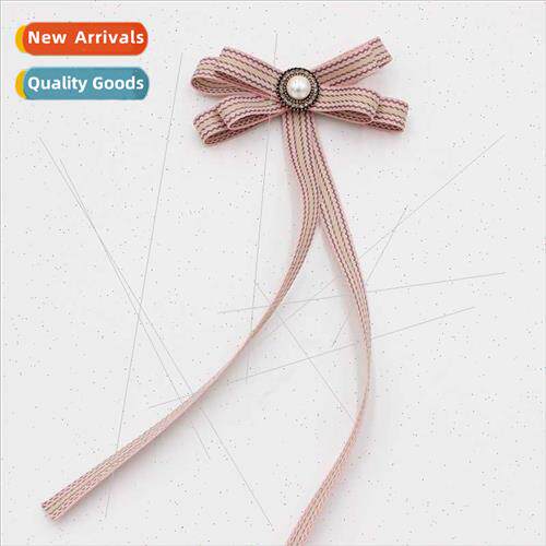 Japan Bow Tie Shirt Flutter Bow Decoration Beads Girls Small