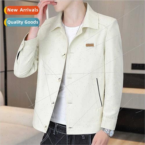 2023 casual versatile spring fall jacket men nd spring lapel