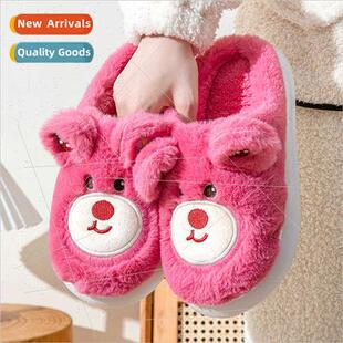 New cotton slippers cute cartoon home slippers winter indoor