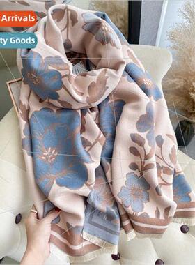 2023 new fashion scarf temperament imation cashmere scarf fe
