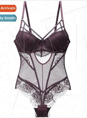 Sexy Bodysus One-piece Women Lace ngerie Strappy Cup Pus