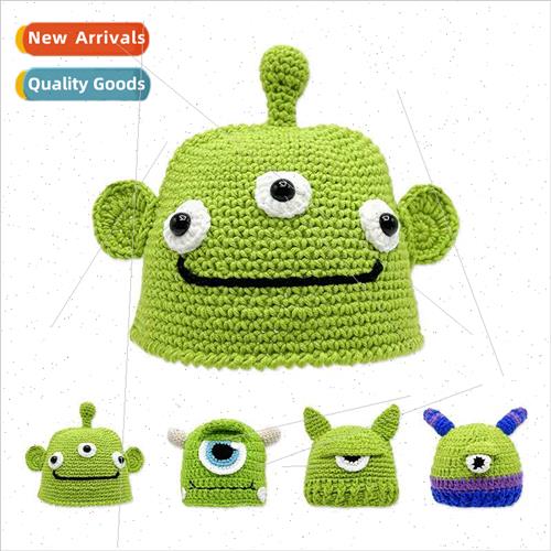 Korean  strange cartoon ear protection wool cap children war