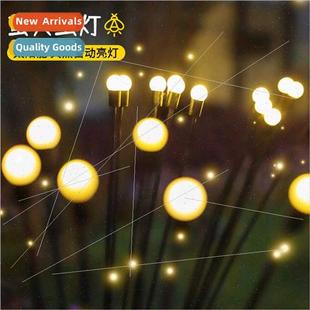 LED outdoor firefly solar ligh insert energy ground new lawn