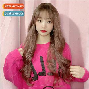 wigs 适用women long hair manga bangs rose net head covering