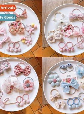 leather bdoes not hurt hair elastic good Korea baby girl flo