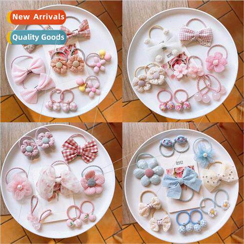 leather bdoes not hurt hair elastic good Korea baby girl flo