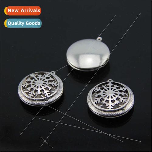 Europe magic box pendant DIY jewelry accessories snowflake h