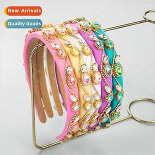 bands hair encrusted rhinestone Fashion temperament Europa