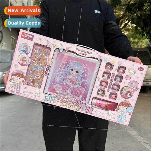 Children handmade DIY princess girl stickers diamond paintin