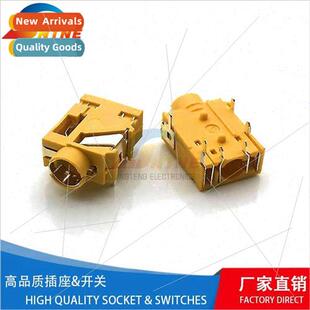 3.5 Video Audio Socket Horizontal Pin 3.5MM Plat Gold 362