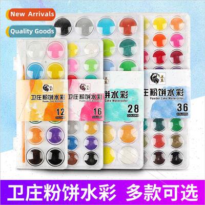 Solid Watercolor Paint Portable Set Powder Paint HPainted Wa