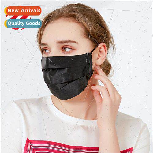 lk sun mask summer female mulberry silk double layer anti-ul