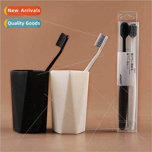 Spiral Hair Black & Whe Couple 2-Pack Adult Wide Head Soft G