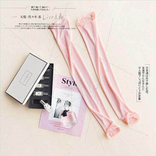 lk sunscreen sleeves summer mulberry silk cool breathable lo