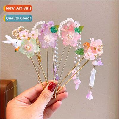 Hairpin female new tassel step shaking hairpin hairpin disk