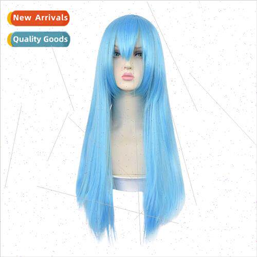 An jie character wig Bump World cos wig Lemon Girl sky blue