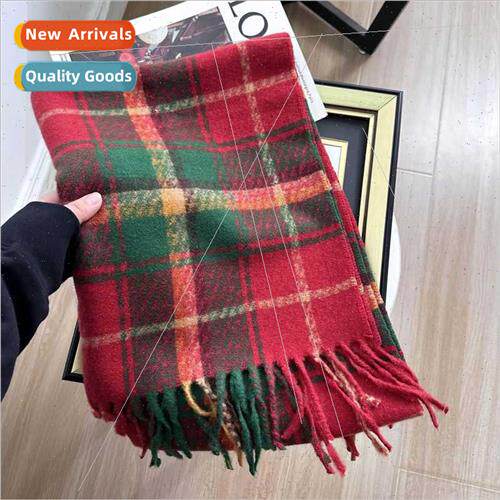 Multi-model imation cashmere plaid scarf fall winter new war