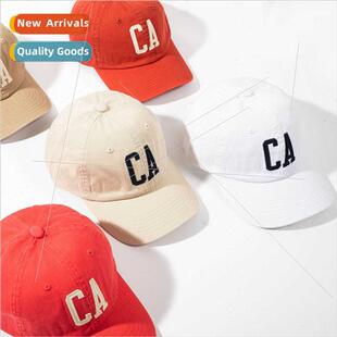 Spring summer casual duck tongue cap high- letters embroider