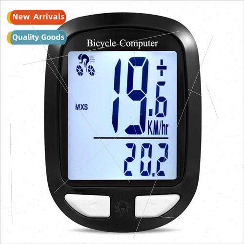 2022 New Wireless Big Screen Bicycle Code Meter Mountain Bik