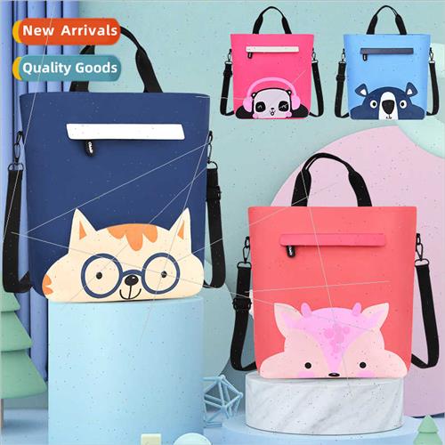 Tutor Bag Cartoon Children Tutoring Bag Can Handheld Slantin