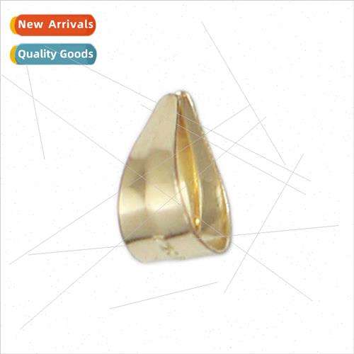 14K gold-plated accessories open melon buckle drop pendant h