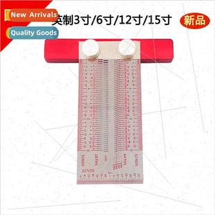 New imperial stainless steel hole ruler line ruler scribing