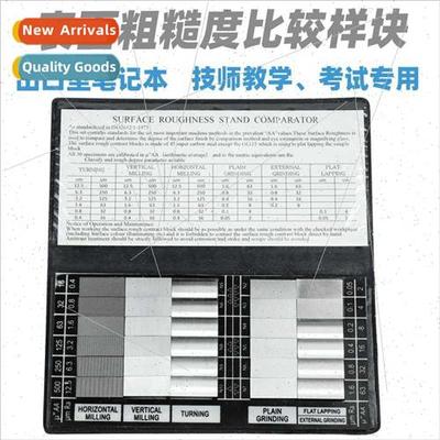Notebook Surface Roughness Comparison Sample Ra0.05-12.5um0.