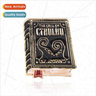 Cthulhu The Call of Cthulhu Peripheral Book Brooch Enamel Ba
