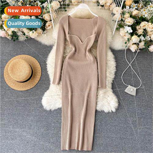 Croysier Dresses For Women 2021 Sexy Strapless Ribbed Knte