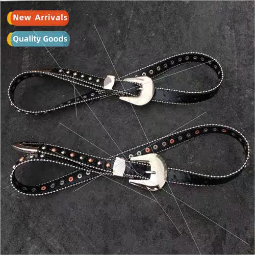 Europe set shooting tide  metal belt decorative belt rivets