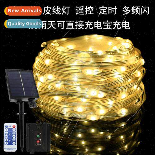 Led colorful lights solar skin wire lights flashing lights s