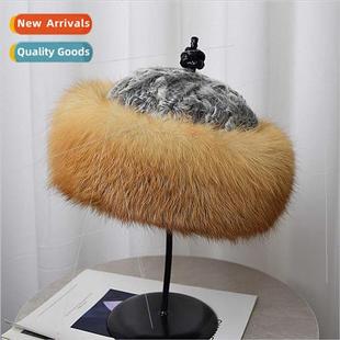 ear empire fur raccoon protection winter men hat hair Fox