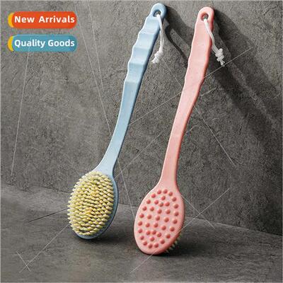 Bath Brush Bathroom Long Handle Massage Bath Brush Stain Rem