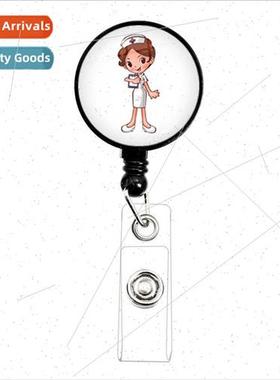 Retractable Doctor Nurse Badge Scroll Fashion Cartoon Cute E
