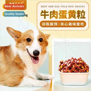 Yolk Granules Adult Sandwich Puppy 500g Egg Snacks Beef Dog