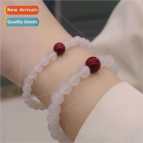 Natural Whe Agate Bracelet New Chinese Cinnabar Bracelet mpl