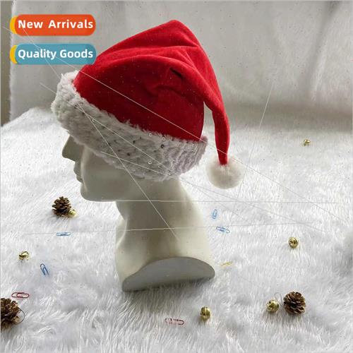 Sequin Christmas Hat Christmas Decoration Adult Children Chr